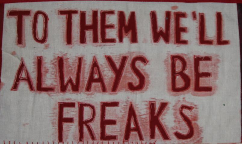 TO THEM WE'LL ALWAYS BE FREAKS