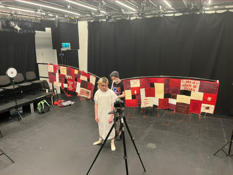 Shooting at the Bush Theatre, Shepherds Bush, London