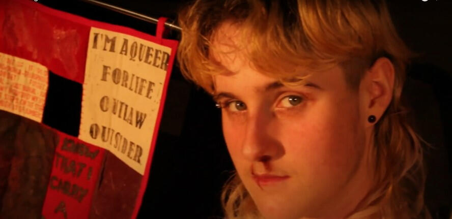 Still from Transangelic Exodus film