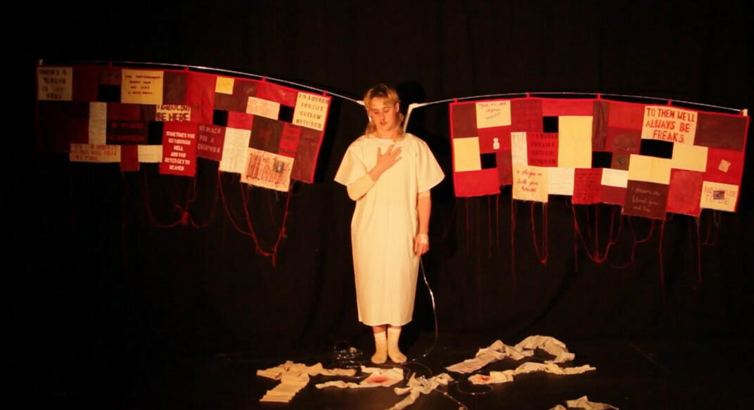 Still from Transangelic Exodus film